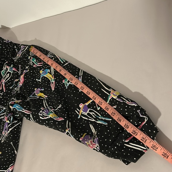 Art to Wear by Ken Done Jacket Ski print vintage - Picture 10 of 16